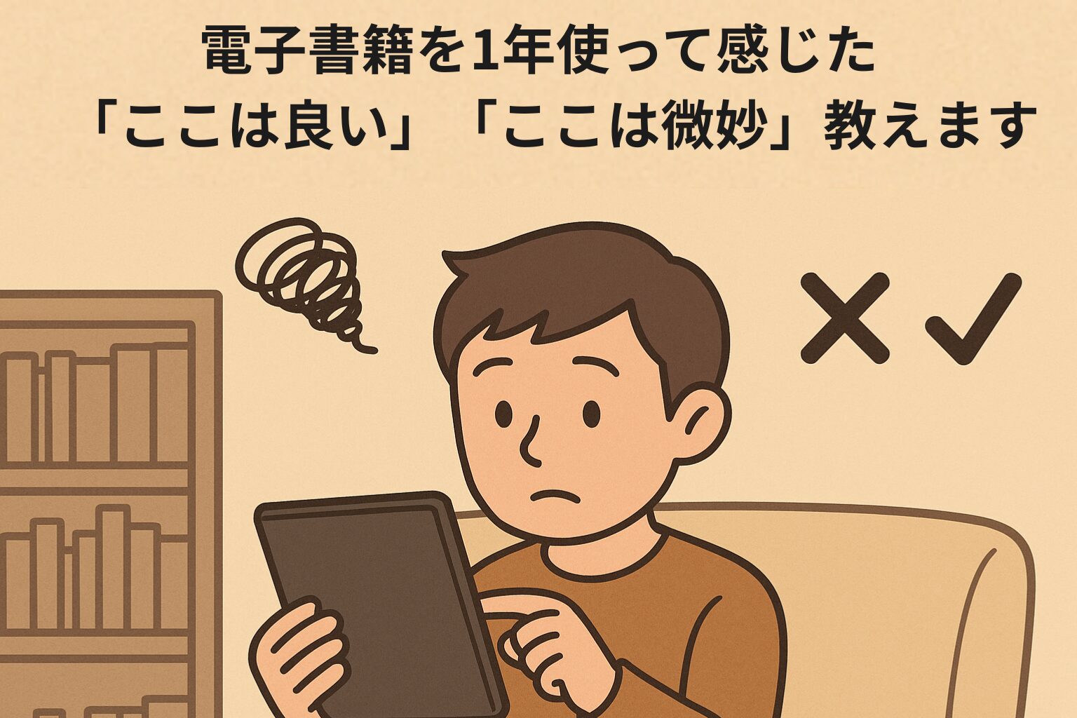 電子書籍を1年使って感じた「ここは良い」「ここは微妙」教えます